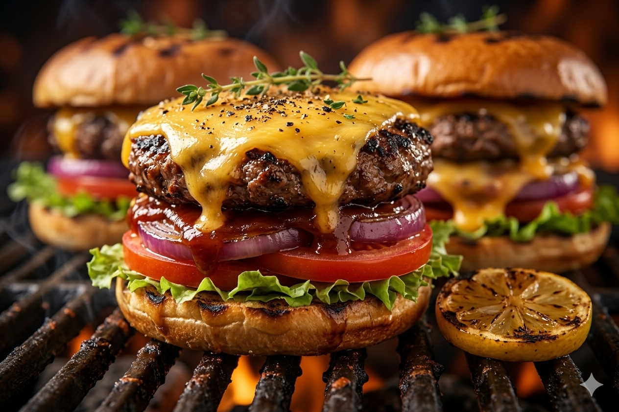 burge na grilu